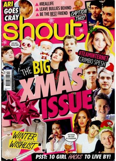Shout Magazine Big Xmas Christmas Issue December 2016 Shout Magazine Big Xmas Christmas Issue December 2016