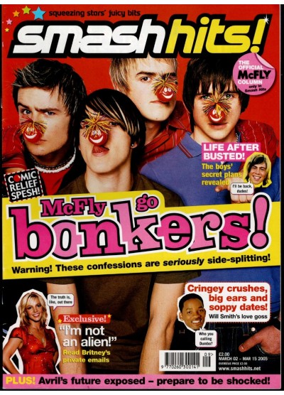 Smash Hits Magazine 2nd March 2005 Smash Hits Magazine 2nd March 2005