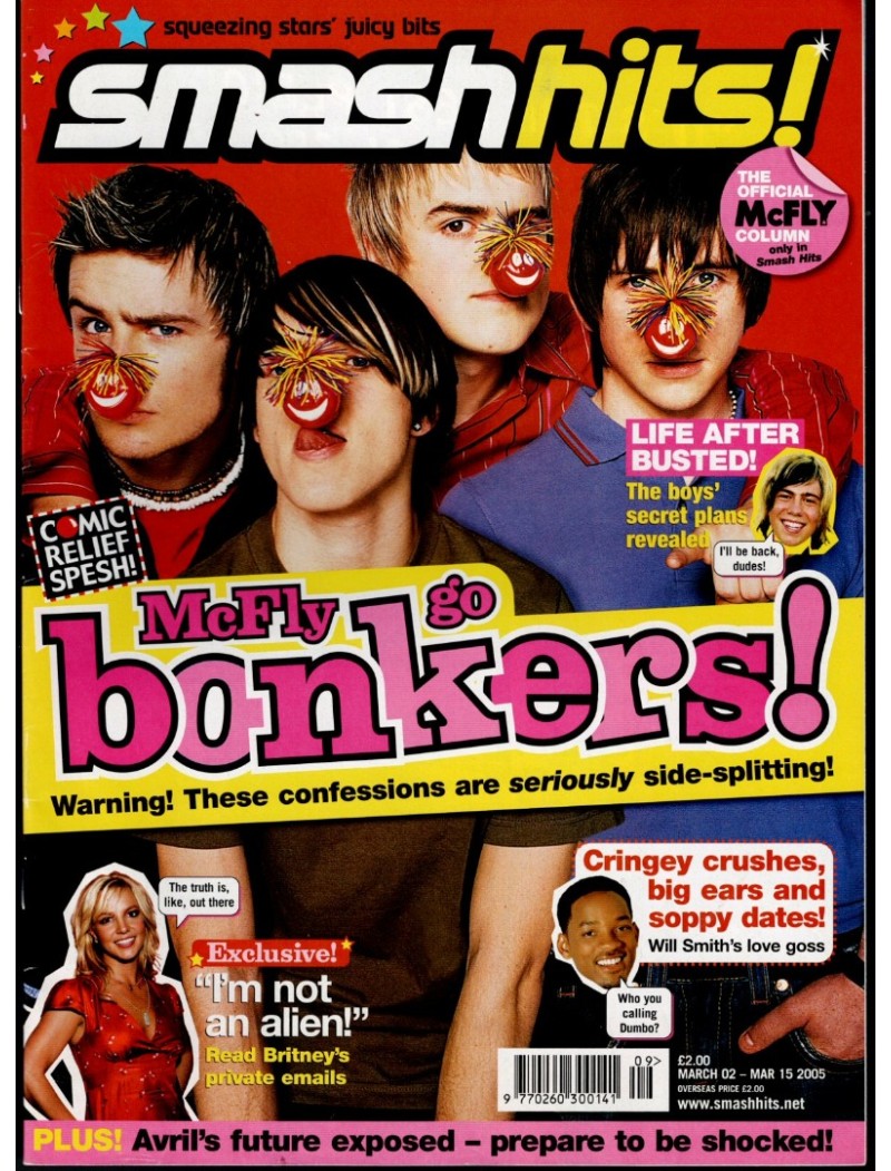Smash Hits Magazine 2nd March 2005