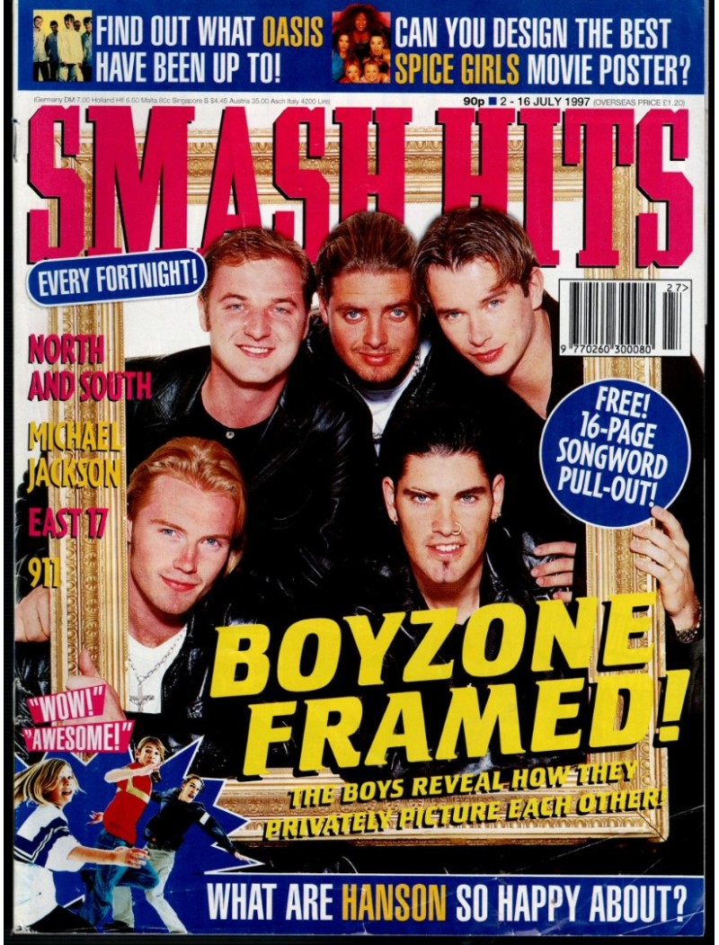 Smash Hits Magazine 2nd July 1997