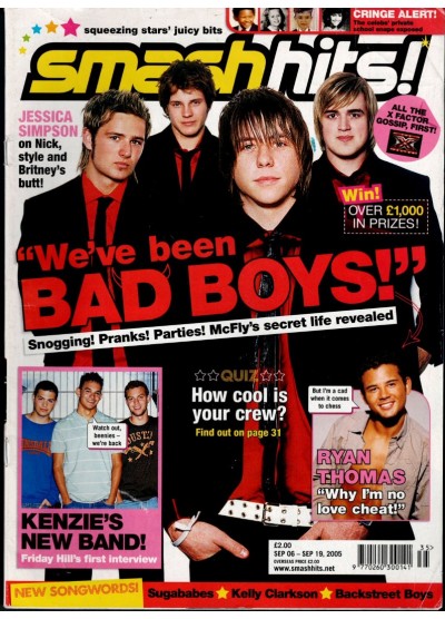 Smash Hits Magazine 6th September 2005 Smash Hits Magazine 6th September 2005