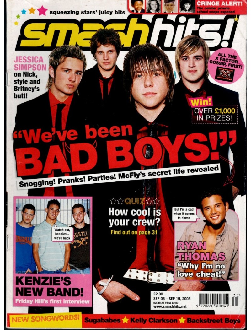 Smash Hits Magazine 6th September 2005