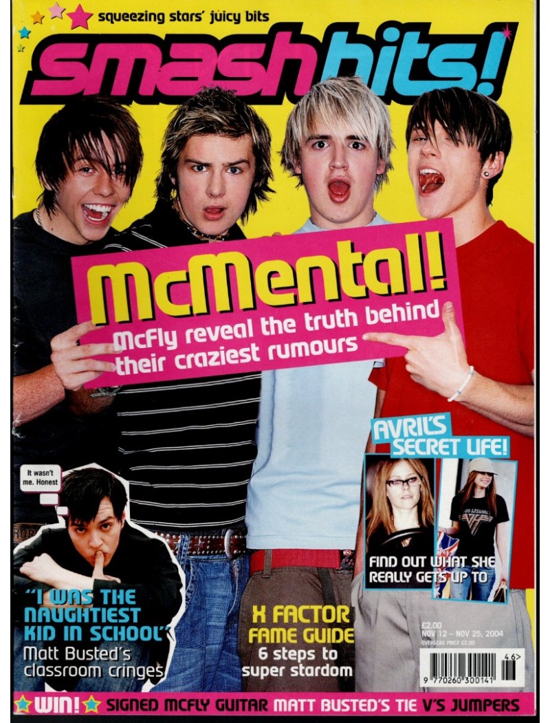 Smash Hits Magazine 12th November 2004