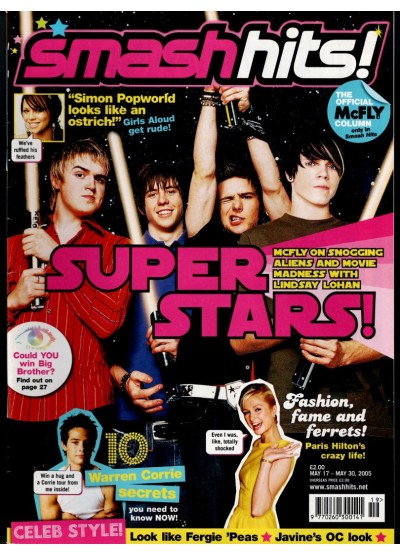 Smash Hits Magazine 17th May 2005 Smash Hits Magazine 17th May 2005