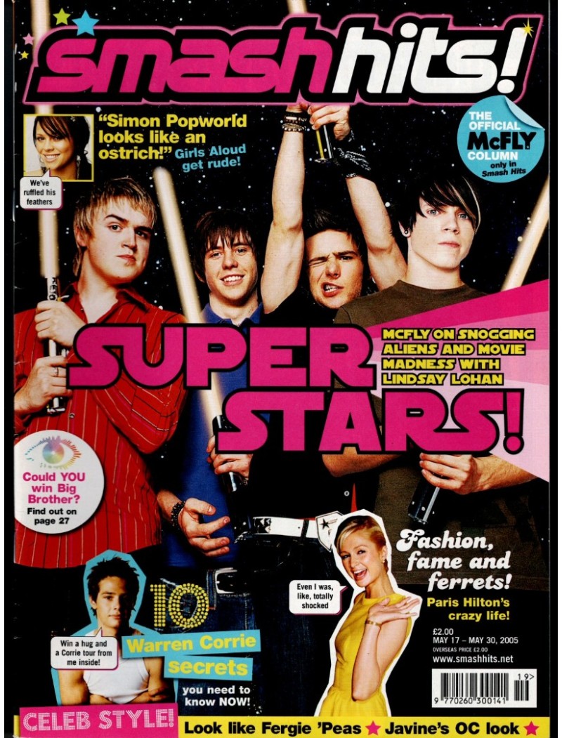Smash Hits Magazine 17th May 2005