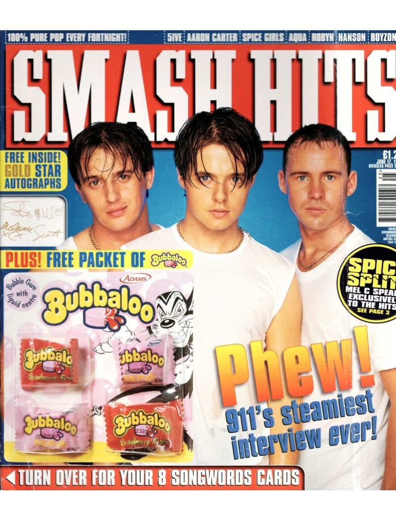 Smash Hits Magazine 17th June 1998