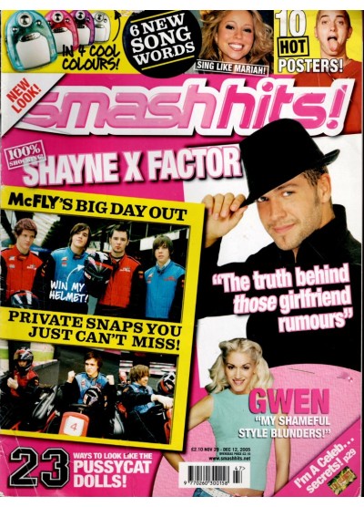 Smash Hits Magazine 29th November 2005 Smash Hits Magazine 29th November 2005