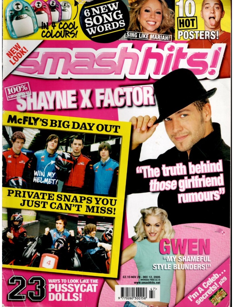 Smash Hits Magazine 29th November 2005