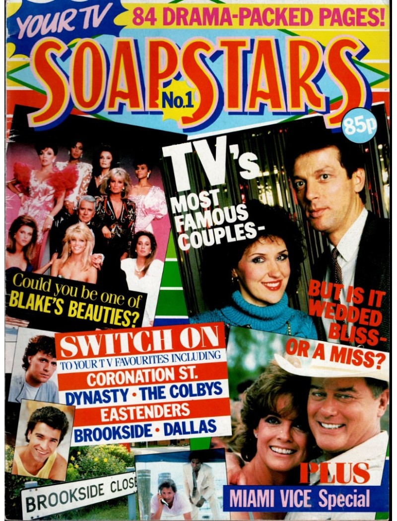 Soapstars Magazine No. 1 84 drama packed pages