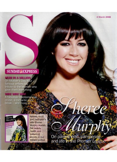 Sunday Express Magazine 2nd March 2008 Sheree Murphy Lorraine Kelly Ruth Langsford Jessica Hynes Angela