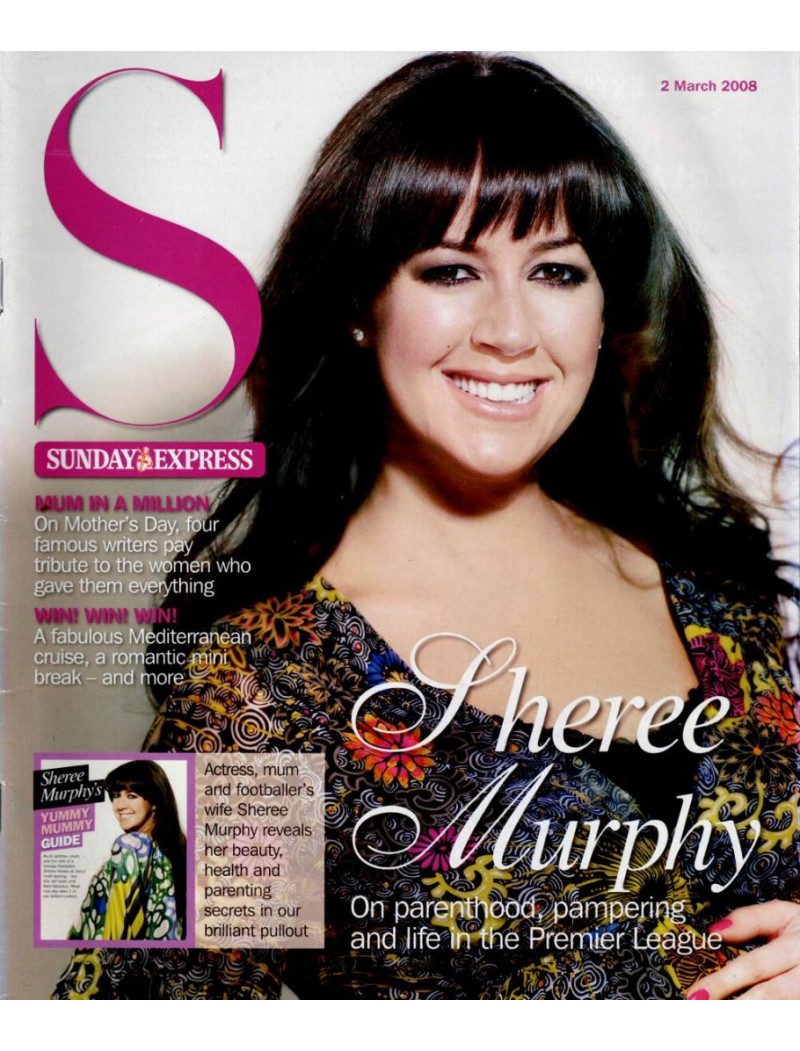 Sunday Express Magazine 2nd March 2008 Sheree Murphy Lorraine Kelly Ruth Langsford Jessica Hynes Angela