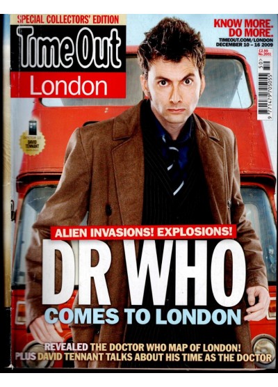 Time Out Magazine 10th December 2009 David Tennant Time Out Magazine 10th December 2009 David Tennant