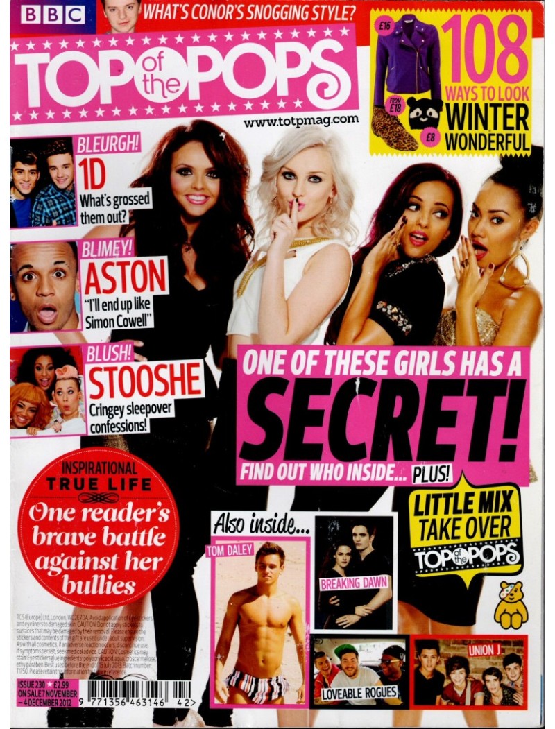 Top of the Pops Magazine 7th November 2012