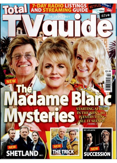 Total TV Guide Magazine 16th October 2021 Total TV Guide Magazine 16th October 2021