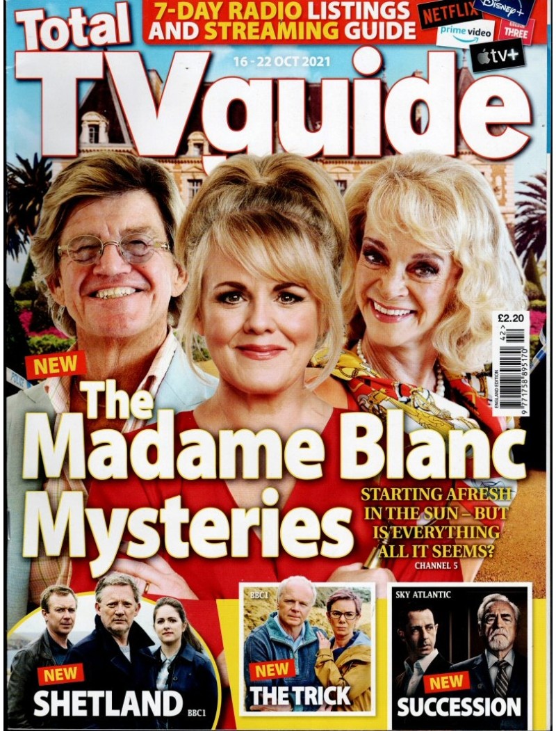 Total TV Guide Magazine 16th October 2021