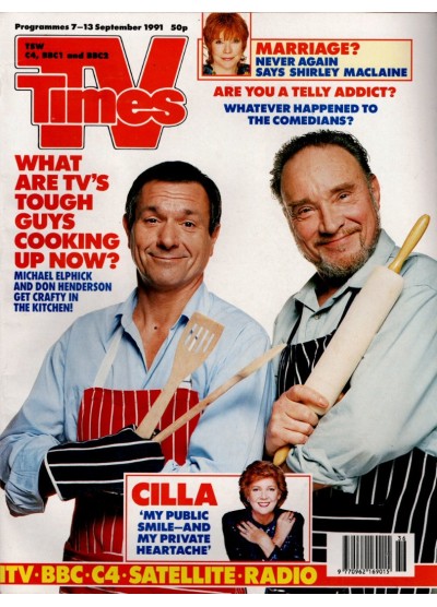 TV Times Magazine 7th September 1991 TV Times Magazine 7th September 1991
