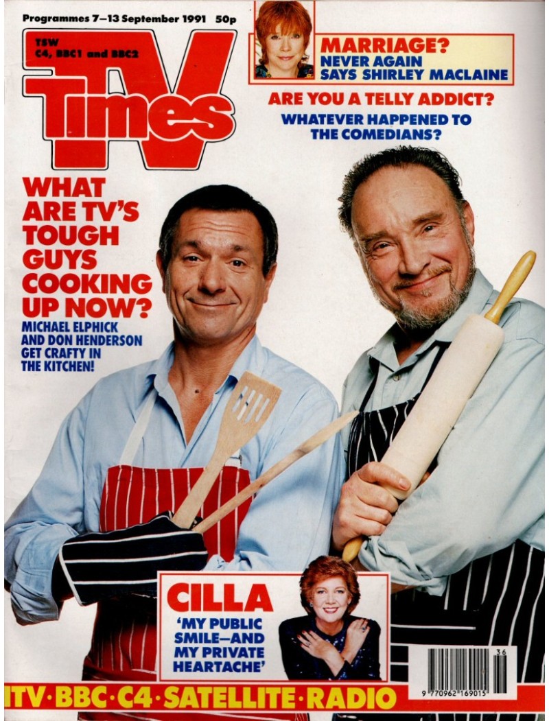TV Times Magazine 7th September 1991