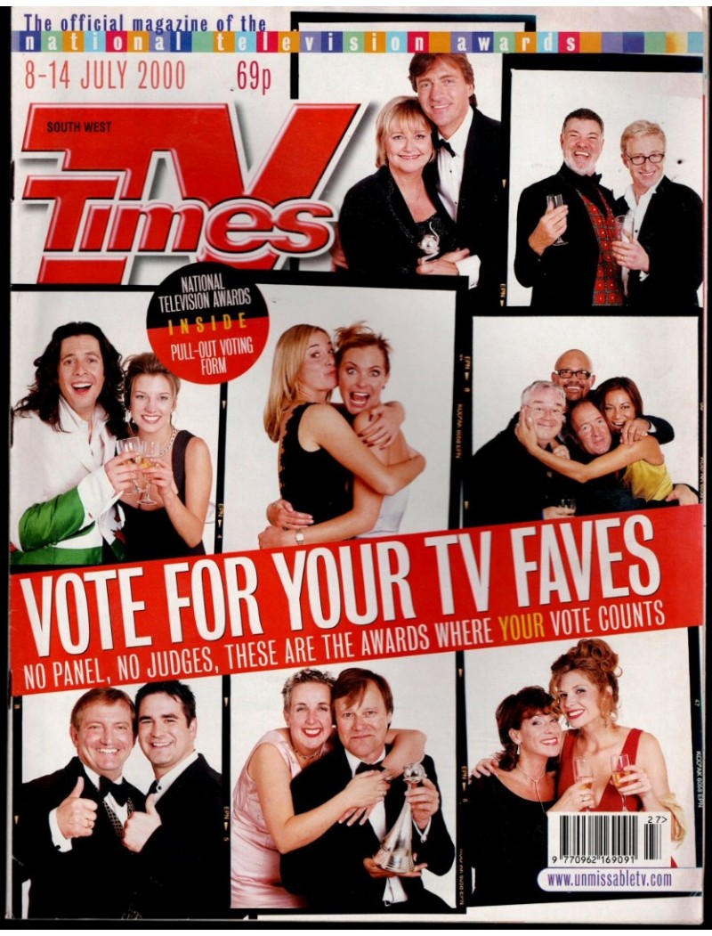 TV Times Magazine 8th July 2000