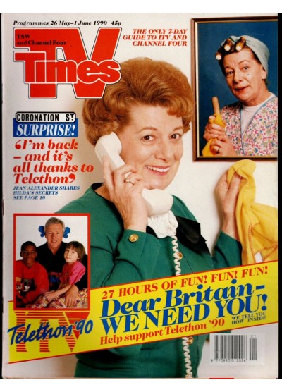TV Times Magazine 26th May 1990 TV Times Magazine 26th May 1990