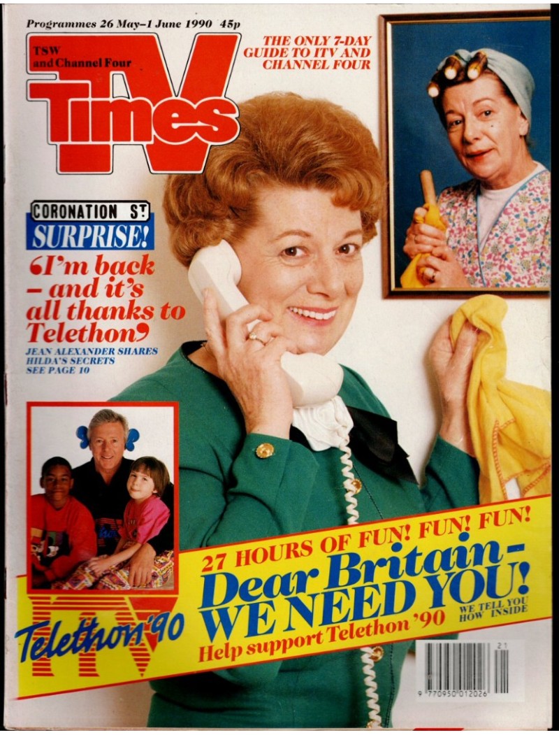 TV Times Magazine 26th May 1990 
