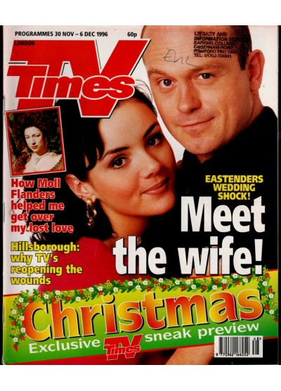 TV Times Magazine 30th November 1996 TV Times Magazine 30th November 1996