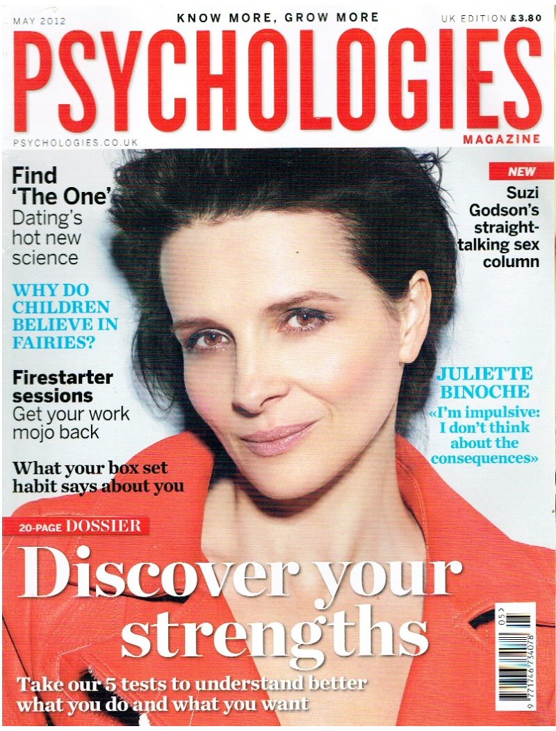 Psychologies Magazine - 2012 05/12 Juliette Binoche