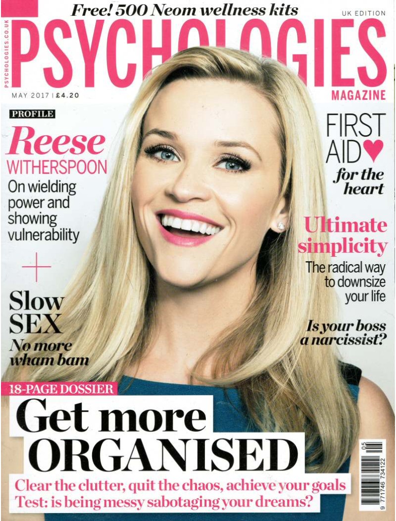 Psychologies Magazine May 2017 Reese Witherspoon Psychologies Magazine May 2017 Reese Witherspoon