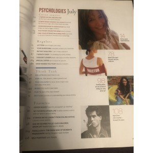 Psychologies Magazine July 2007 Sophie Marceau