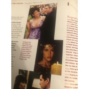 Psychologies Magazine July 2007 Sophie Marceau
