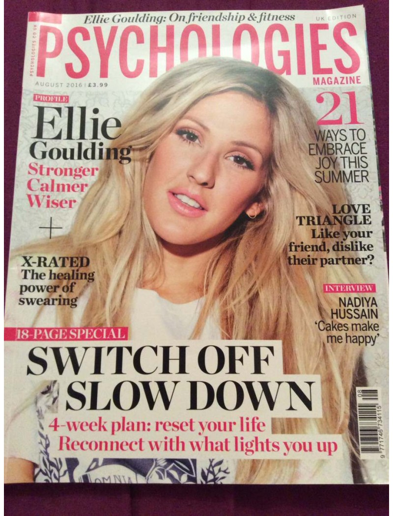 Psychologies Magazine - 2016 08/16 Ellie Goulding