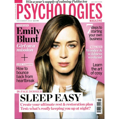 Psychologies Magazine - 2016 11/16 Emily Blunt