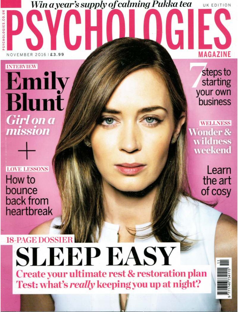Psychologies Magazine November 2016 Emily Blunt Psychologies Magazine November 2016 Emily Blunt