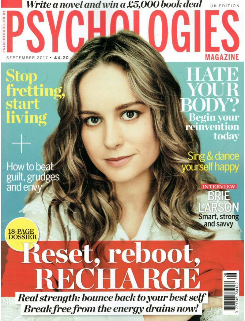 Psychologies Magazine September 2017 Brie Larson Psychologies Magazine September 2017 Brie Larson