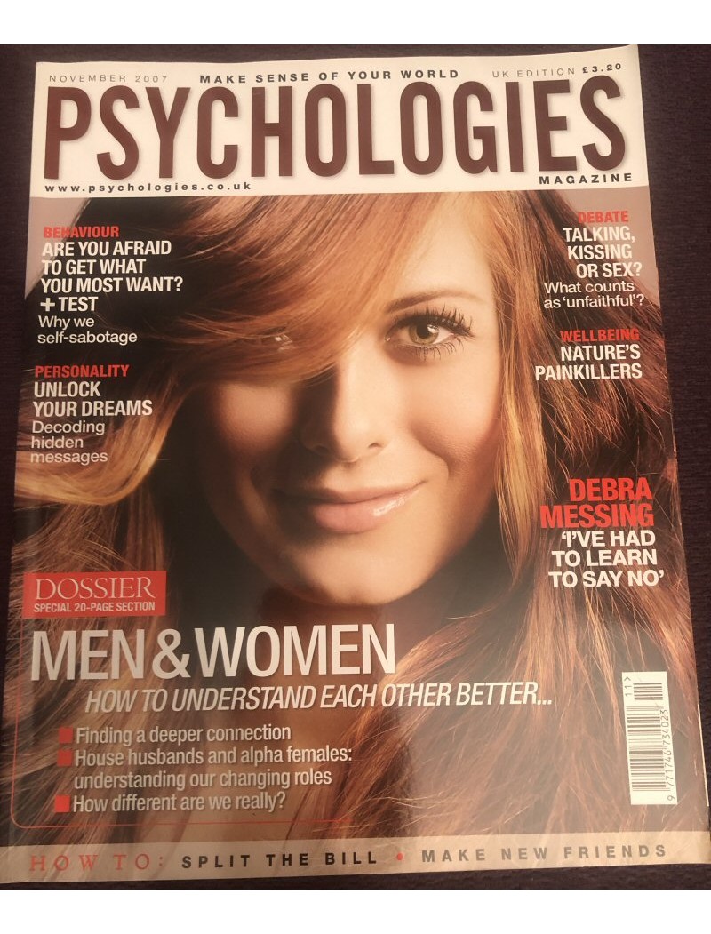Psychologies Magazine November 2007 Debra Messing