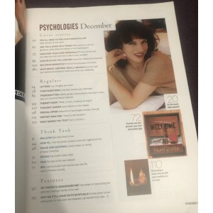 Psychologies Magazine December 2007 Milla Jovovich