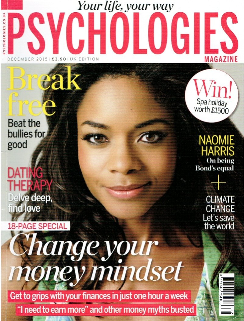 Psychologies Magazine December 2015 Naomie Harris Psychologies Magazine December 2015 Naomie Harris