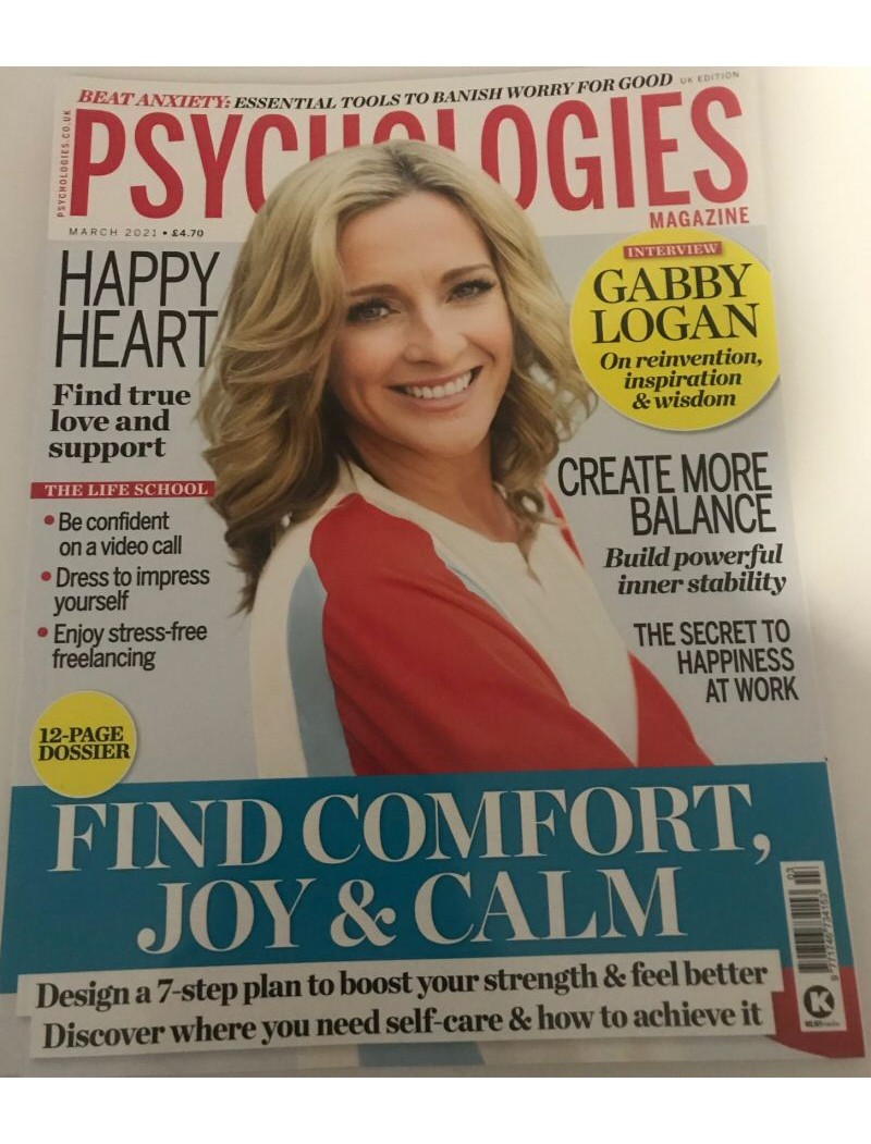 Psychologies Magazine March 2021 Gabby Logan Psychologies Magazine March 2021 Gabby Logan