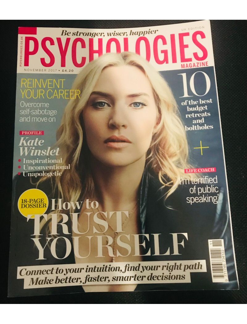 Psychologies Magazine November 2017 Kate Winslet Psychologies Magazine November 2017 Kate Winslet