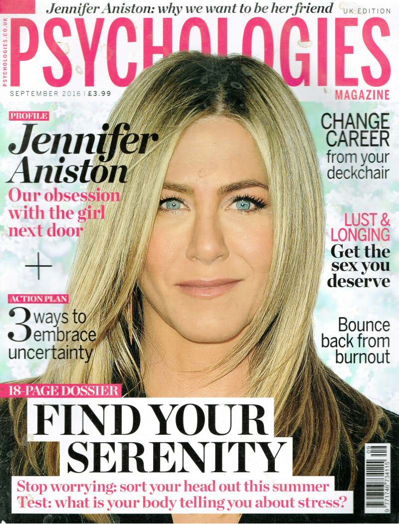 Psychologies Magazine - 2016 09/16 Jennifer Aniston