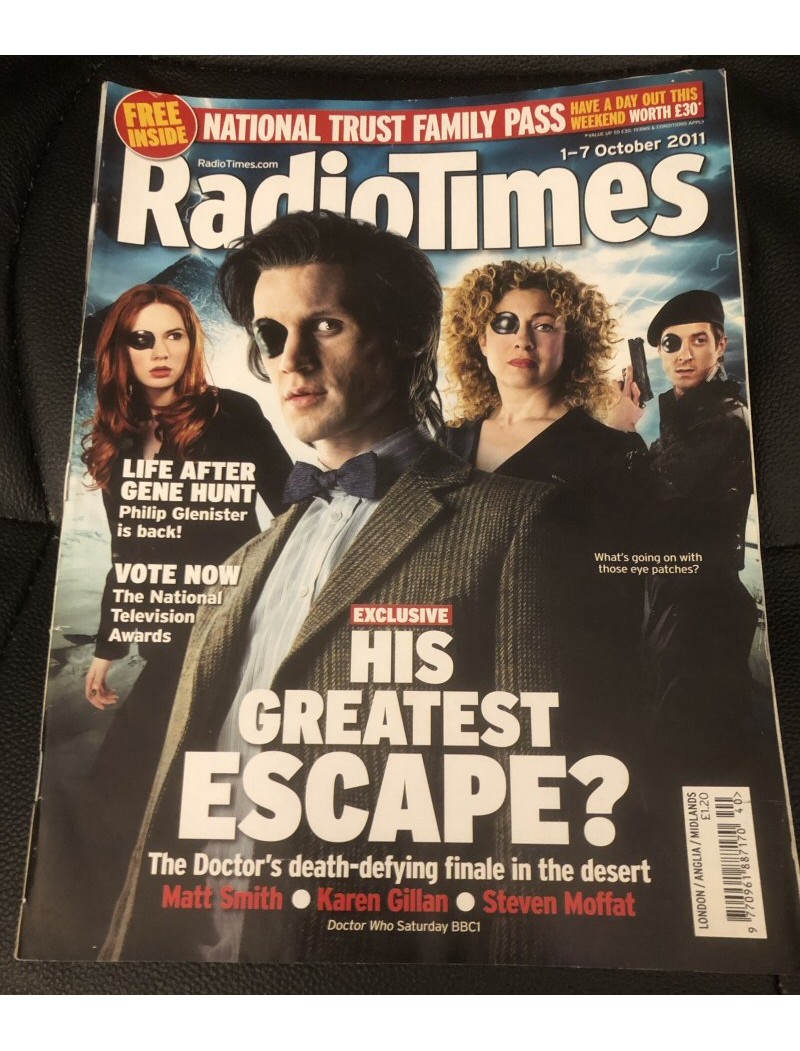 Radio Times Magazine 1st October 2011 Radio Times Magazine 1st October 2011