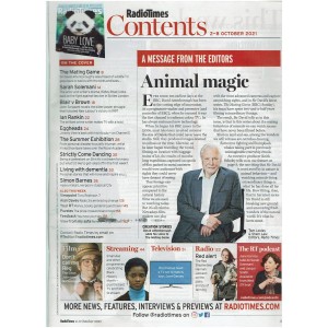 Radio Times Magazine 2nd October 2021