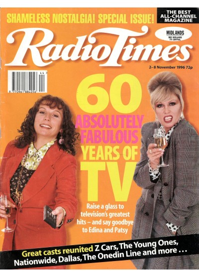 Radio Times Magazine 2nd November 1996