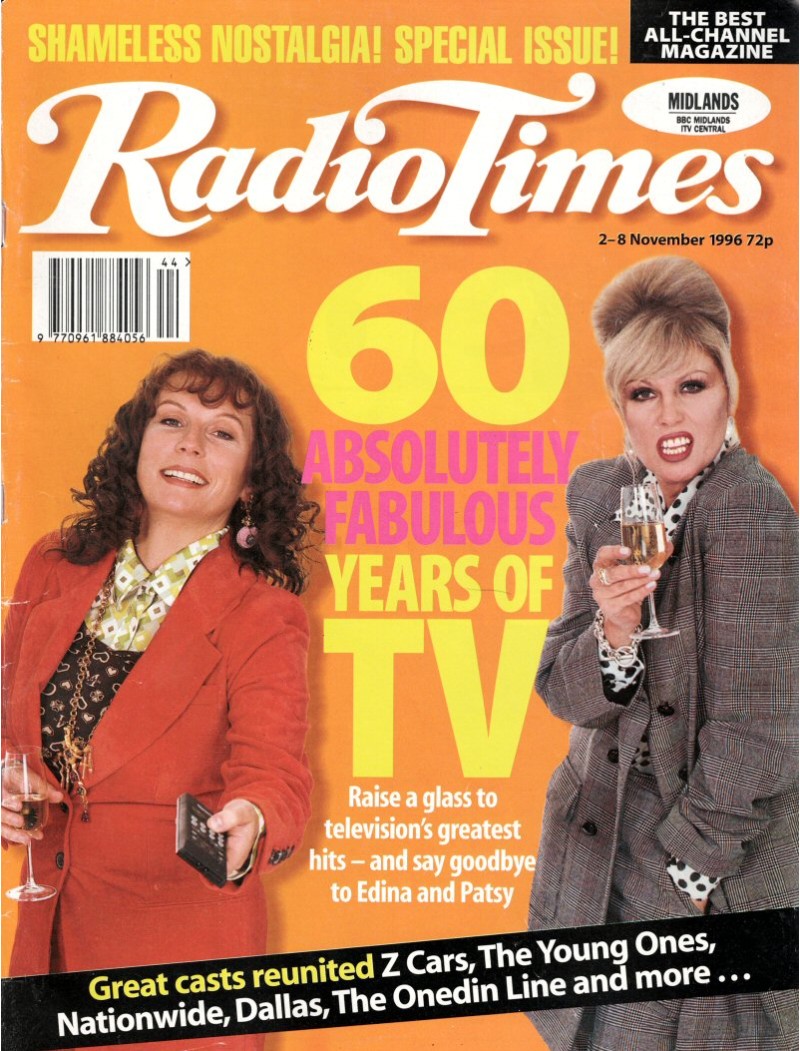 Radio Times Magazine 2nd November 1996 Radio Times Magazine 2nd November 1996