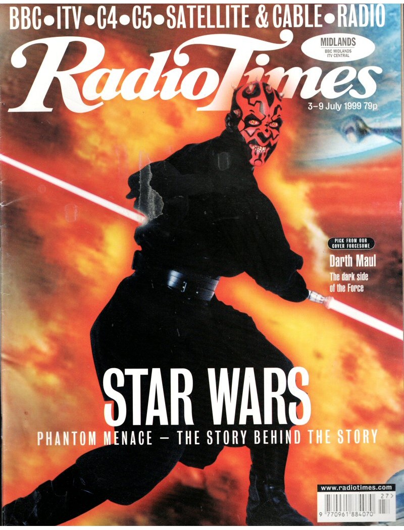 Radio Times Magazine 3rd July 1999 Radio Times Magazine 3rd July 1999