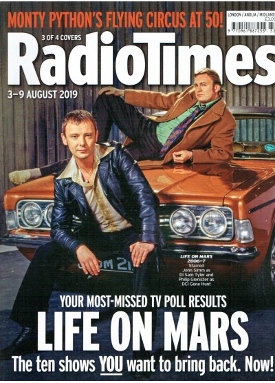 Radio Times Magazine 3rd August 2019 Life on Mars