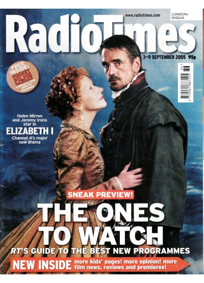 Radio Times Magazine 3rd September 2005