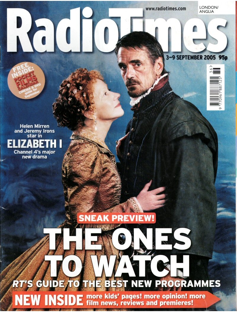 Radio Times Magazine 3rd September 2005