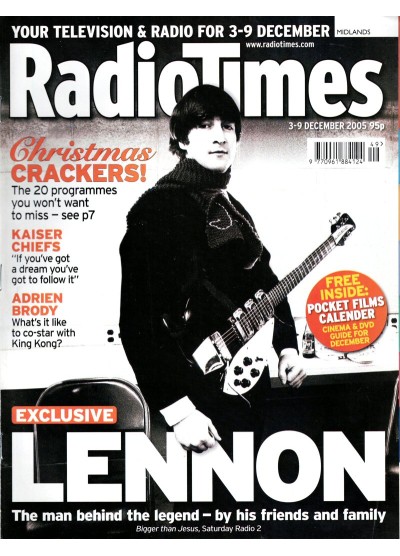 Radio Times Magazine 3rd December 2005