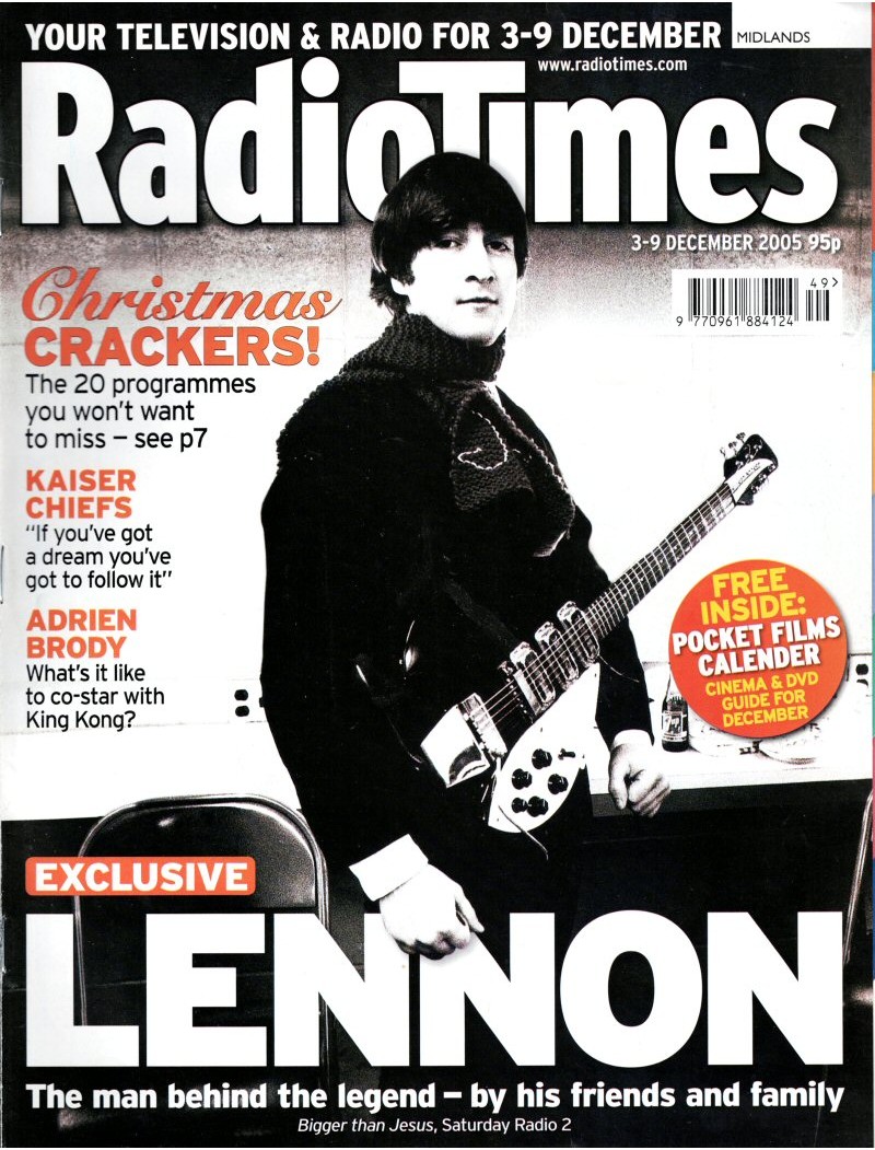 Radio Times Magazine 3rd December 2005 Radio Times Magazine 3rd December 2005