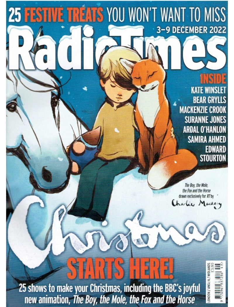 Radio Times Magazine 3rd December 2022